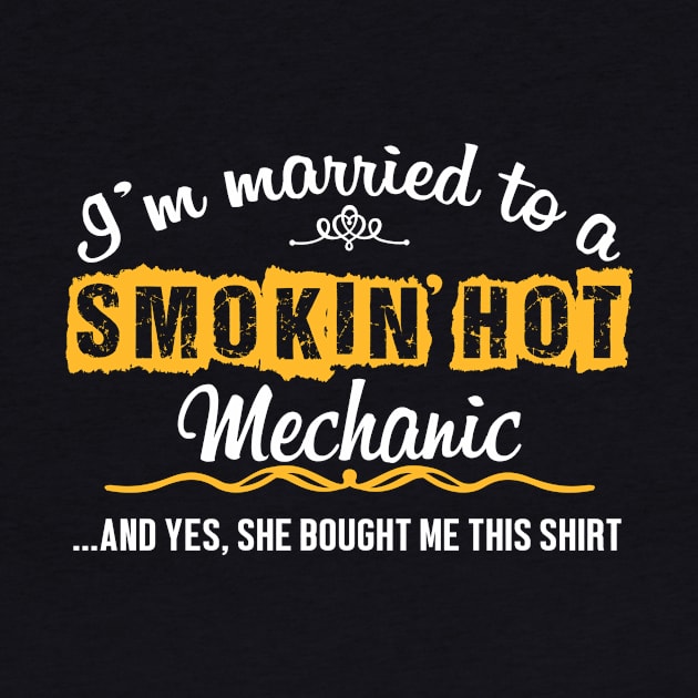 For Mechanic's Husband Funny Gift by divawaddle